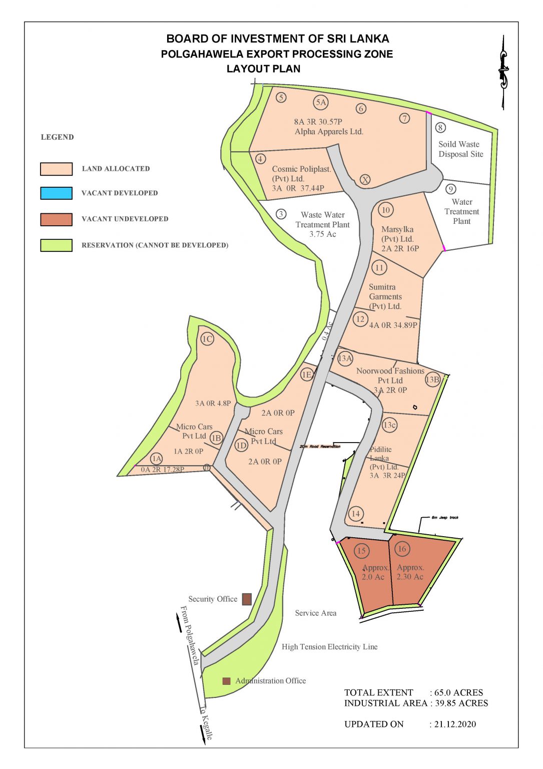 Polgahawela EPZ Profile – Investment Opportunities – Board of ...